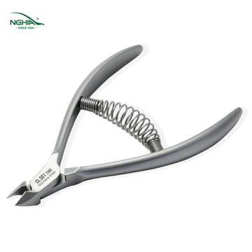 Nghia Cuticle Nipper CL-S01 – 7mm Stainless Steel Precision Nail Cutter with Spiral Spring & Anti-Rust Joints